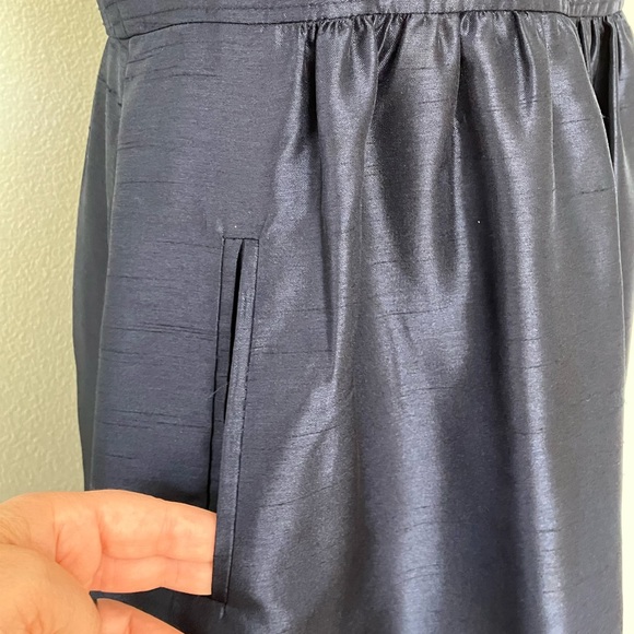 Navy blue party dress WITH POCKETS, JS Boutique size 14 - Picture 11 of 13